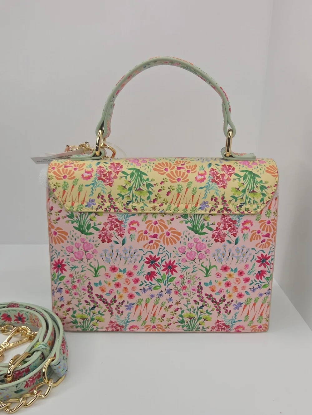 🌸▪️Betsey Johnson▪️ Floral Top-Handle Crossbody Bag - Multicolor